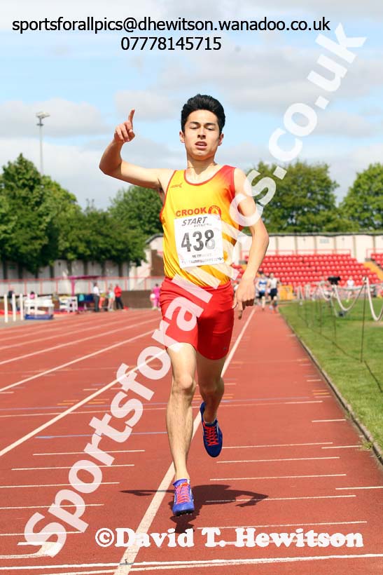 Mens under-17s, North East Track and Field Champs., Gateshead. Photo: David T. Hewitson/Sports for All Pics